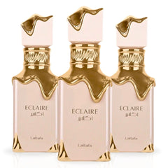 Eclaire EDP Spray 100ML (3.4 OZ) By Lattafa | Long Lasting & Enchanting Fragrance For Women. (PACK OF 3) - Intense Oud