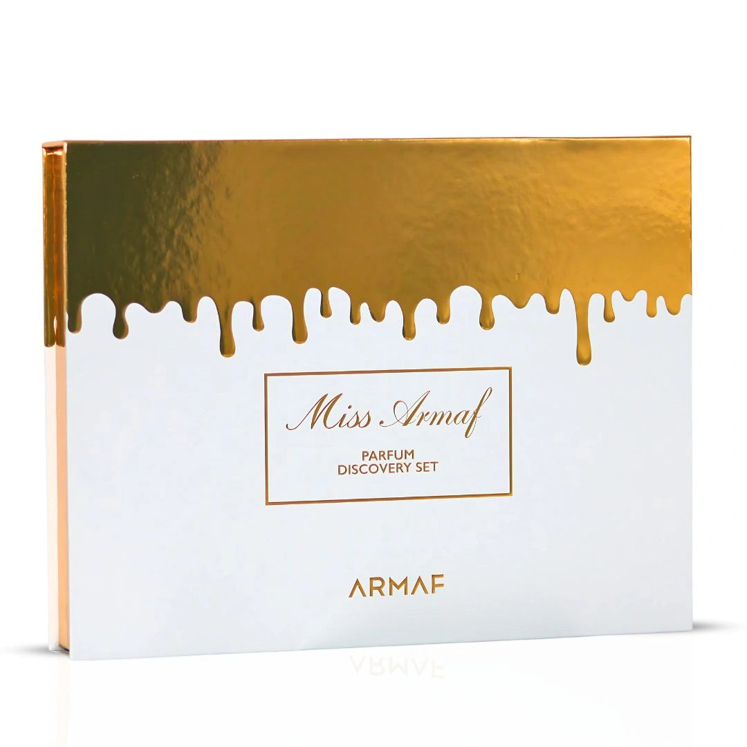 Miss Armaf Parfum Discovery Set - Eau de Parfum 5ml (0.17 oz) x 8 Pcs by Armaf | Feminine, Bold, Timeless – Armaf’s Mini Perfume Set (Gift Set) - Intense Oud