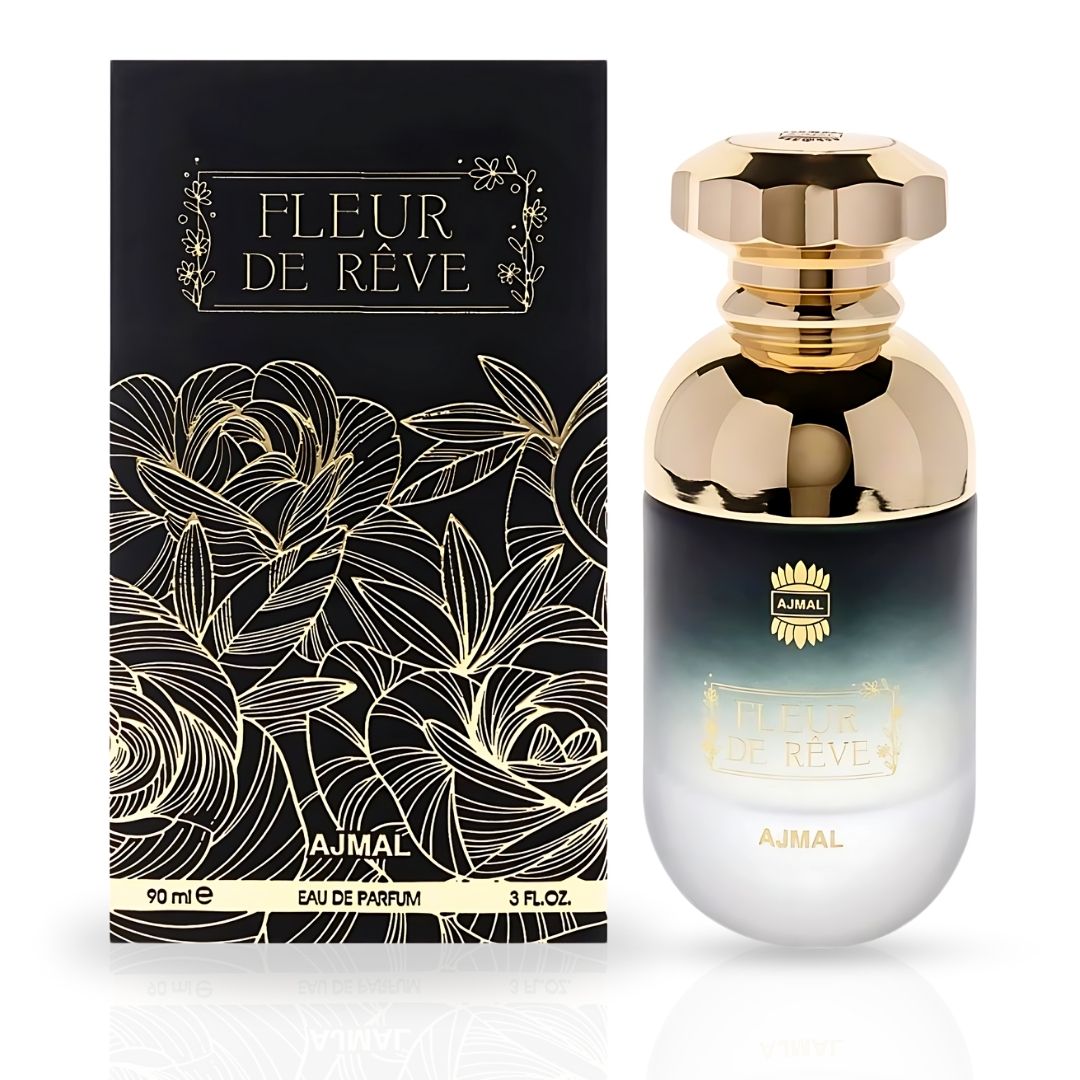 FLEUR DE RÊVE EDP Spray 90ML (3 OZ) by AJMAL | Long Lasting, Luxurious, Enchanted Signature Scents. - Intense Oud
