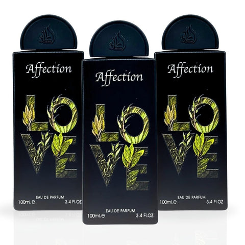 Affection EDP Spray 100ML (3.4 OZ) By Lattafa Pride | Long Lasting, Exquisite Unisex Scent of 2024. (PACK OF 3) - Intense Oud