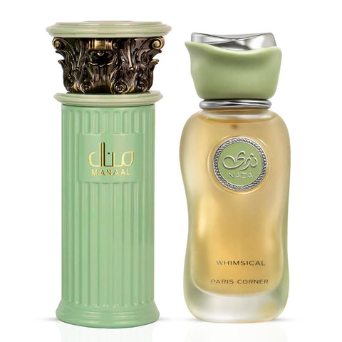 Manaal by Ard Al Zaafaran & Nada Whimsical By Paris Corner Eau De Parfum Spray 100ml (3.4 oz) (Bundle)