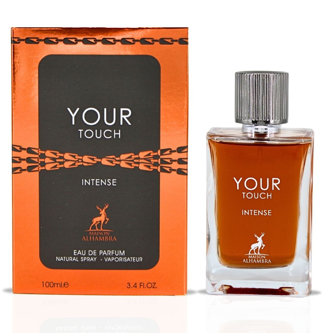 Your Touch Intense Eau De Parfum Spray 100ML (3.4 OZ) By Maison Alhambra | A Luxurious, Sweet-Spicy Fragrance With A Warm Finish. - Intense Oud