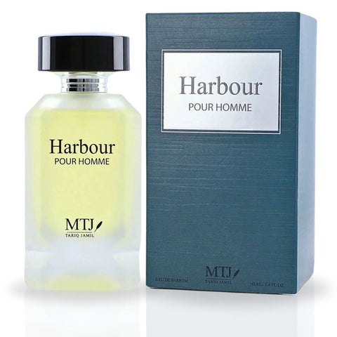 MTJ Harbour Pour Homme EDP spray 100ML featuring a floral, spicy, aquatic, and woody masculine scent.