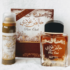 Pure Oudi EDP - 100ML w/ Deo by Lattafa - Intense oud