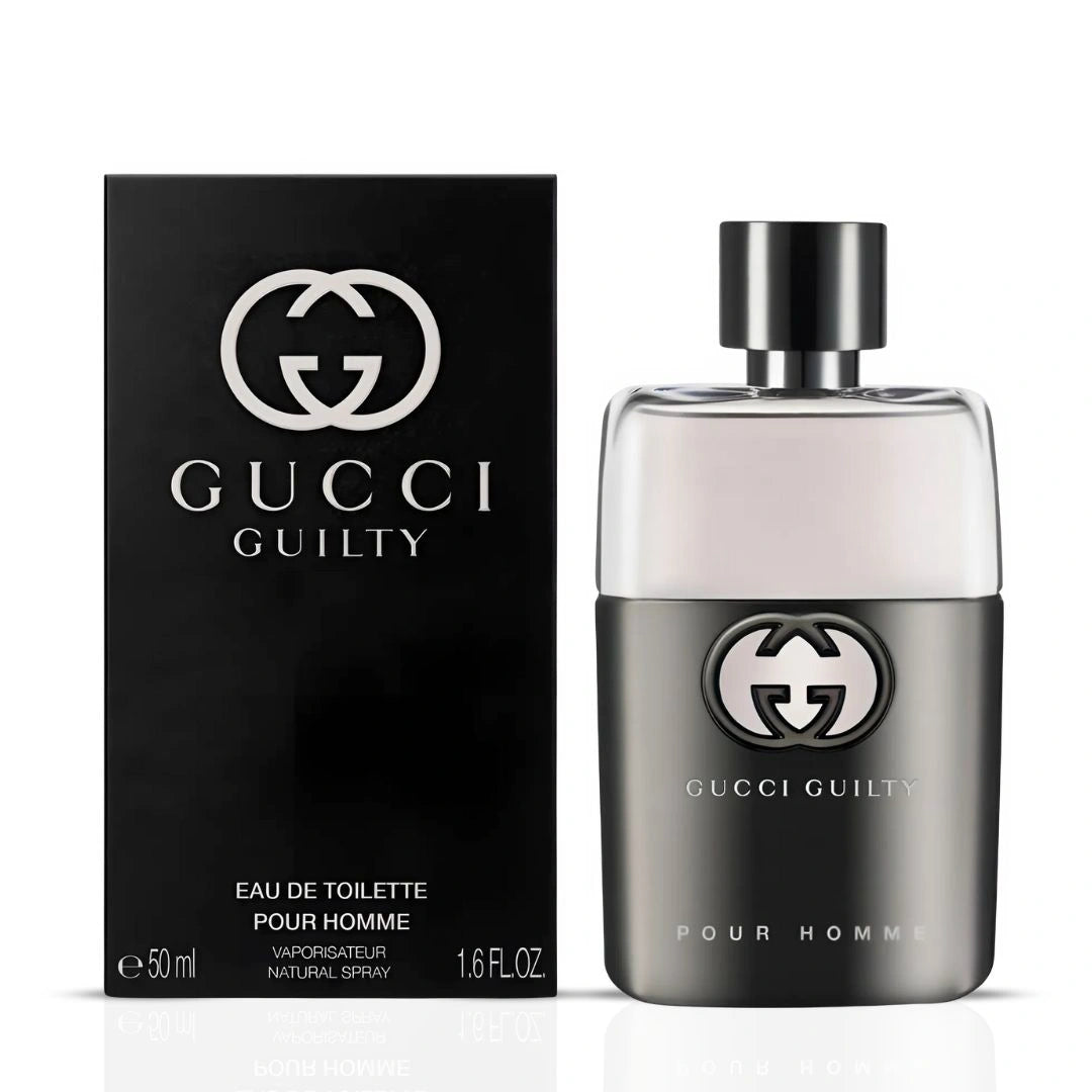 Gucci Guilty Pour Homme Eau de Toilette Spray 50ml (1.6 oz) | The Scent of Confident Allure - Intense Oud