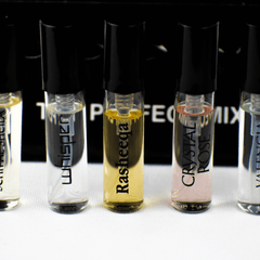 5 SA Sample-Sehr Al Sheila, Whisper, Rasheeqa, Crystal Rose, Valencia - Intense oud
