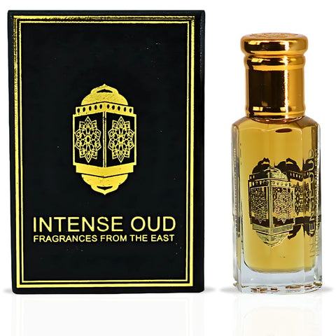 Oud Al Arab Perfume Oil 12ML (0.40 OZ) With Black Gift Box By Intense Oud | A Bold Blend Of Amber, Vetiver & Smoky Cambodian Oud. - Intense Oud