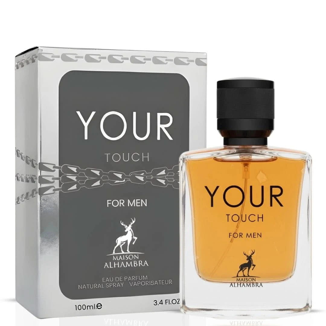 Your Touch Eau de Parfum Spray 100ml (3.4 oz) by Maison Alhambra - Intense Oud