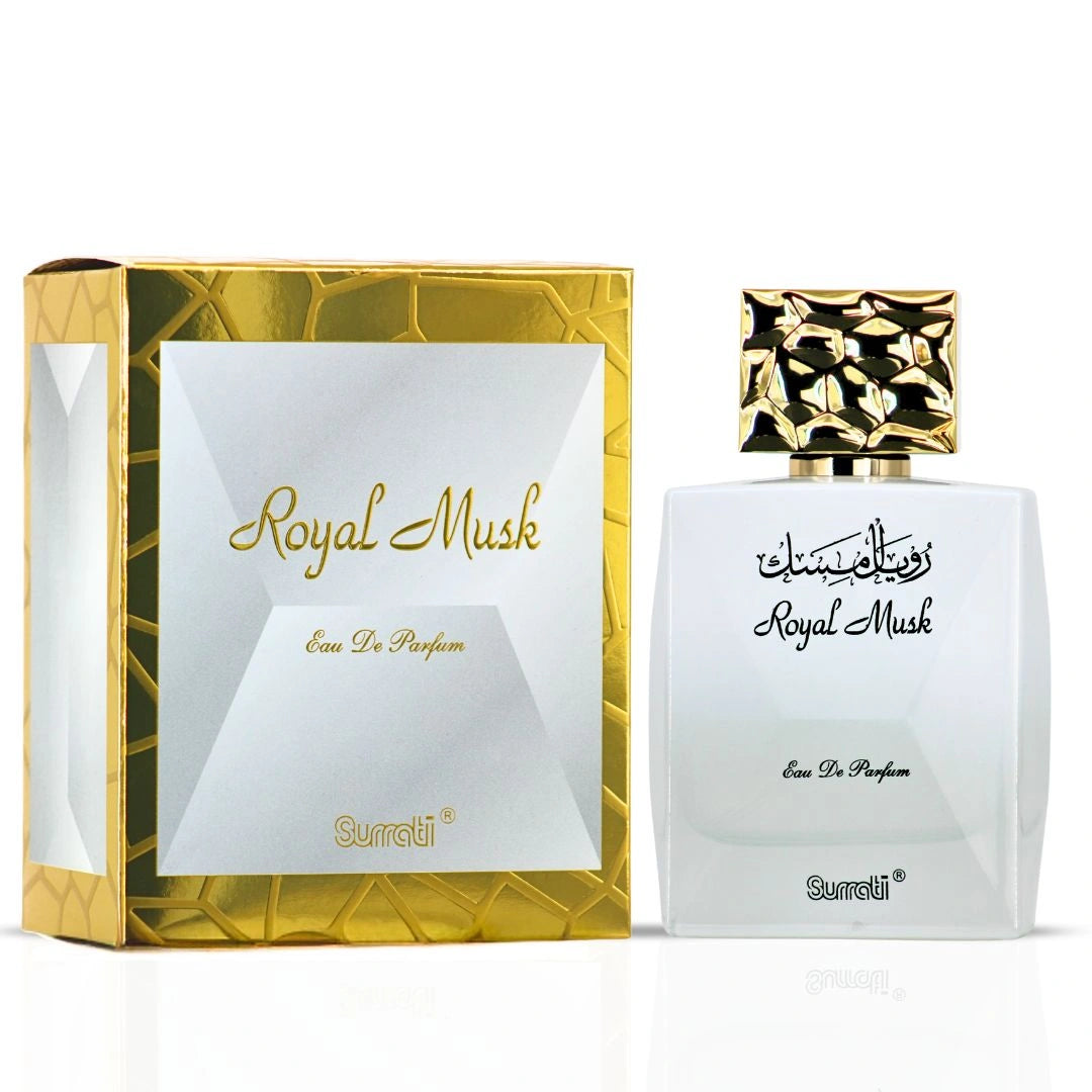 Royal Musk EDP 100ML (3.4 OZ) by SURRATI, Exotic Fragrances for Men & Women. - Intense Oud