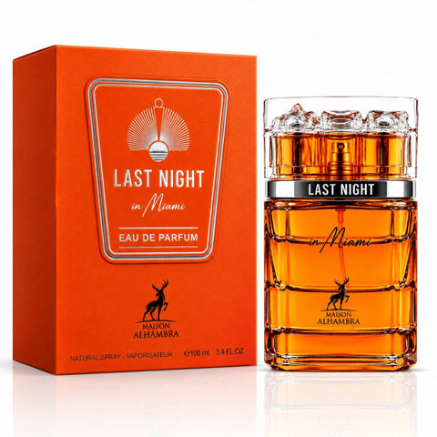 Last Night in Miami Eau de Parfum Spray 100ml (3.4 oz) by Maison Alhambra