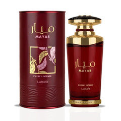 Lattafa Mayar Cherry Intense Eau de Parfum Spray 100ML (3.4 OZ) By Lattafa | Long Lasting, Fruity Sweetness With Rich, Warm Depth. - Intense Oud