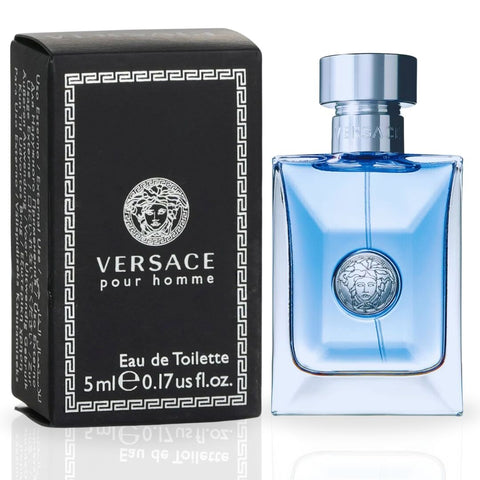 Versace Pour Homme Cologne EDT 5ML (0.17 OZ) by Versace | Long Lasting & Luxurious, Fragrance Miniatures. - Intense Oud
