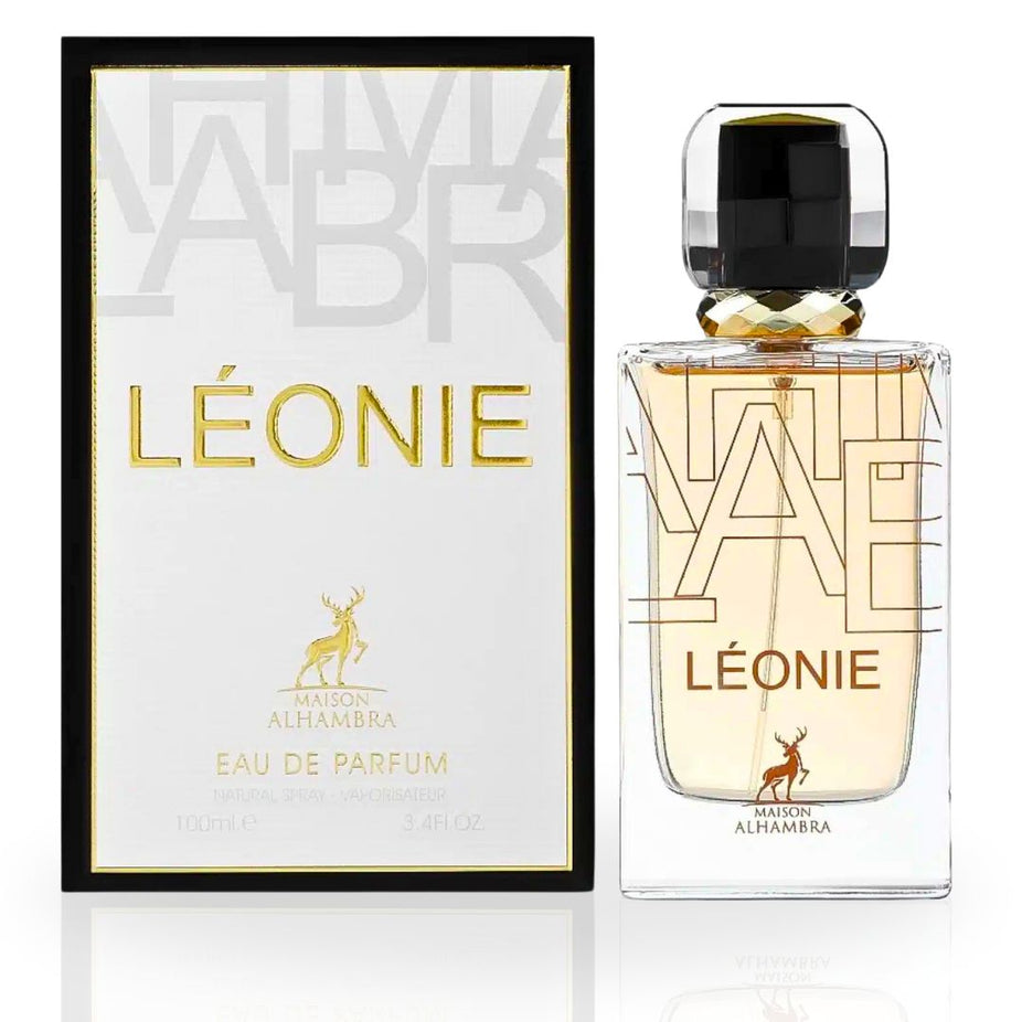 Léonie Eau De Parfum Spray 100ML (3.4 OZ) by Maison Alhambra | Long Lasting, Warm, Sensual, Enchanting Scent. - Intense Oud