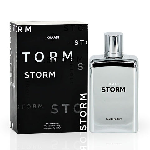 Storm EDP Spray 100ML (3.4 OZ) by Khaadi | Long Lasting, Modern, Fresh, Aquatic Perfumes. - Intense Oud