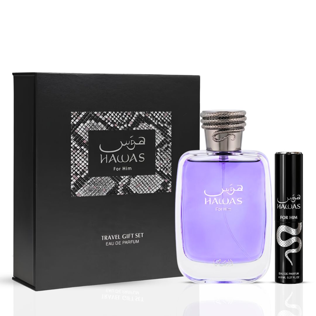 Hawas 2-Piece Perfume Travel Gift Set by Rasasi