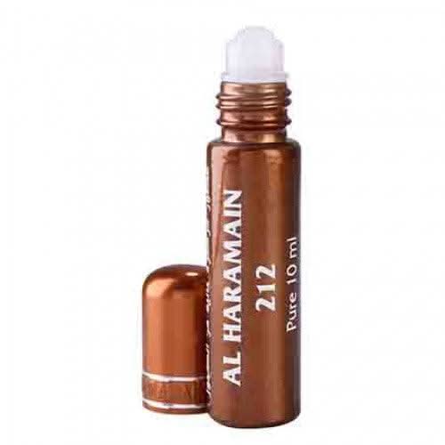 Al Haramain 212 Perfume Oil in a 10ml bottle, featuring elegant packaging and the brand's signature concentrated perfume oil.