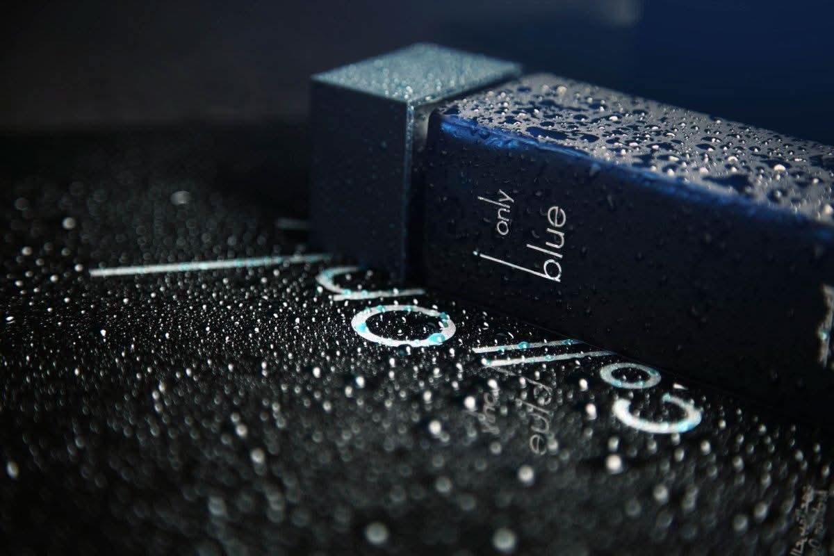 Arabian Oud Only Blue EDP Eau De Parfum 100ml bottle with elegant blue packaging and minimalist design.