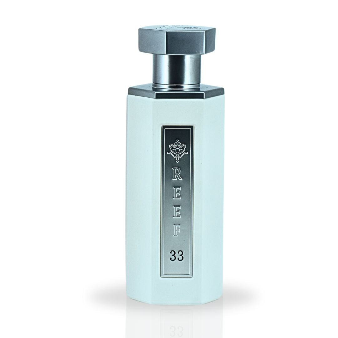 Reef 33 White - EDP Spray 100ML (3.4 OZ) By Reef Perfumes | Long Lasting & Luxurious Fragrance. - Intense Oud
