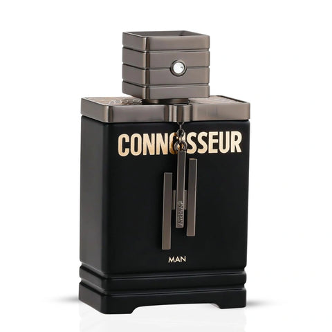 Connoisseur Man Eau de Parfum Spray 100ml (3.4 oz) by Armaf | Crisp Green Apple & Ginger Spark Warmed by Smoky Woods - Intense Oud
