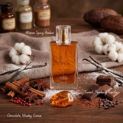 Choco Musk Eau de Parfum Spray 50ml (1.7 oz) by Al Rehab (Auction) (Velvet Pouch)