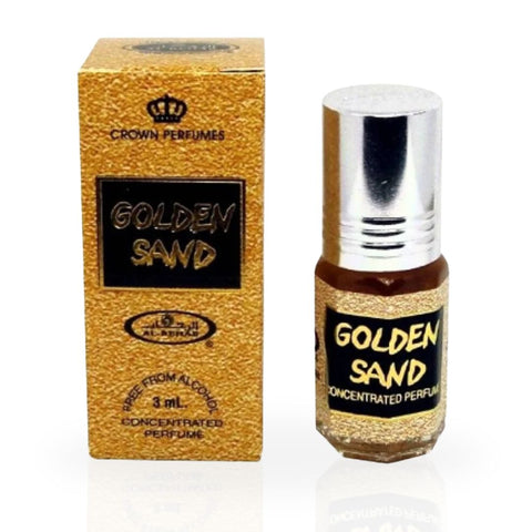 Golden Sand 3ml Perfume Oil by Al Rehab (PACK OF 3) - Intense Oud