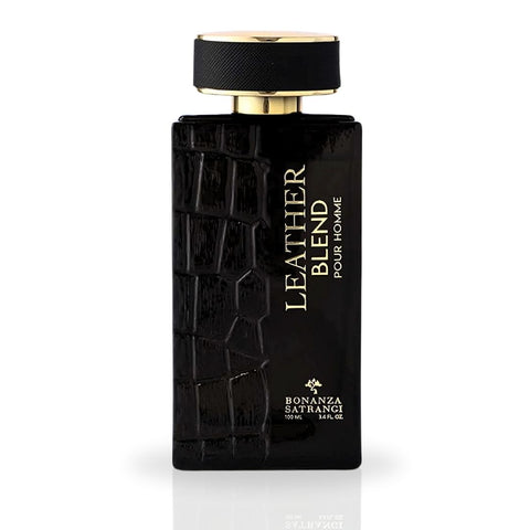 Leather Blend Pour Homme EDP Spray 100ML (3.4 OZ) by Bonanza Satrangi | Long Lasting, Exotic, Bold, Spicy, Luxurious Fragrances. - Intense Oud