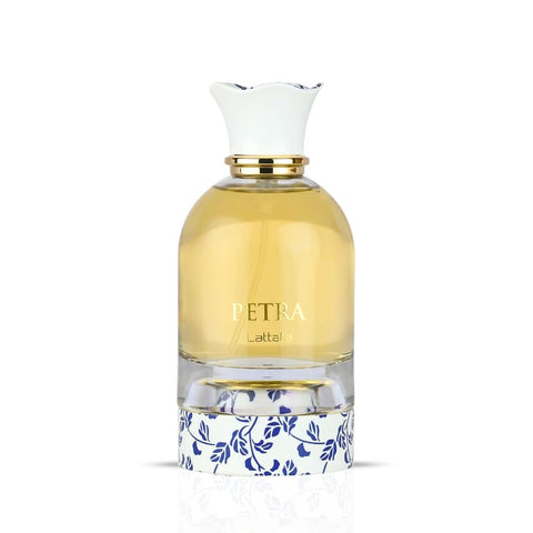 AUCTION Petra Eau de Parfum Spray 100ml (3.4 oz) by Lattafa (Velvet Pouch)
