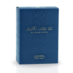 Blue Bomb Extreme EDP Spray 100ML (3.4 OZ) By RISALA | Long Lasting, Luxurious, Exquisite & Captivating Aroma. - Intense Oud