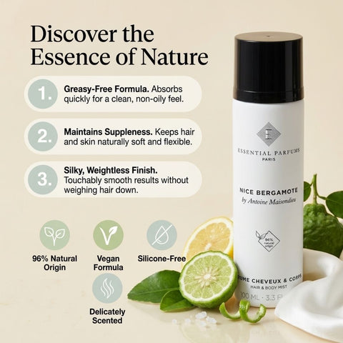 Nice Bergamote by Antoine Maisondieu Hair & Body Mist 100ml (3.4 oz) by Essential Parfums