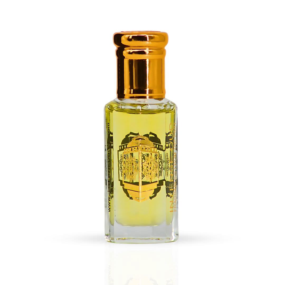 Intense Oud Scandalous perfume oil 12ml with black gift box, featuring a sleek loose oil bottle and elegant packaging.