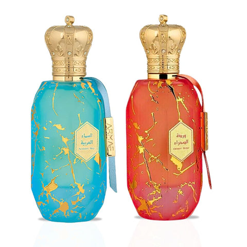Armaf Eter Arabian Sky & Desert Rose EDP Sprays 100ML (3.4 OZ) By Armaf | A Dynamic Duo Of Vibrant Citrus & Exotic Floral-Leathery Scents. (BUNDLE) - Intense Oud