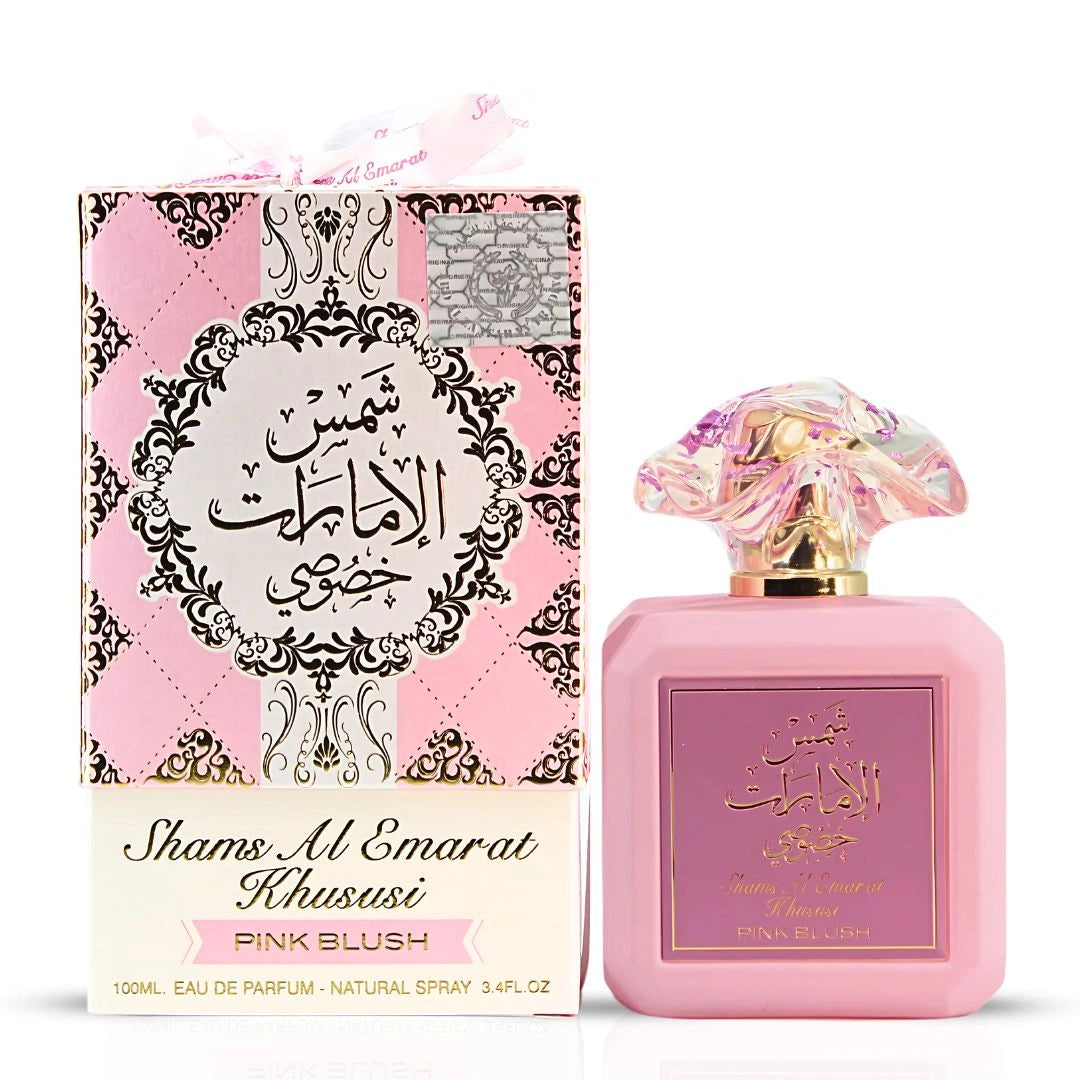 Hawas Pink by Rasasi & Pink Blush by Ard Al Zaafaran - Eau de Parfum Sprays 100ml | Playful Sweetness Meets Timeless Elegance (Pink Bundle) - Intense Oud