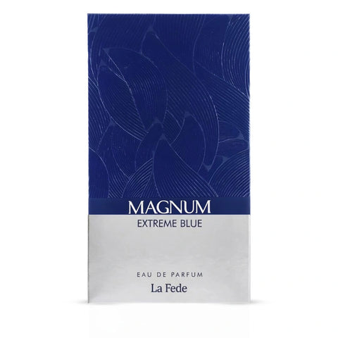 La Fede Magnum Extreme Blue Eau de Parfum Spray 100ml (3.4 oz) by Khadlaj - Intense Oud