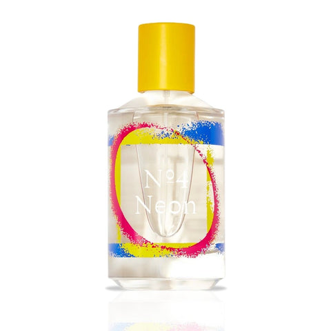 No. 4 Neon Eau De Parfum Spray 100ML (3.3 OZ) by Thomas Kosmala Paris (Velvet Pouch) - Intense Oud