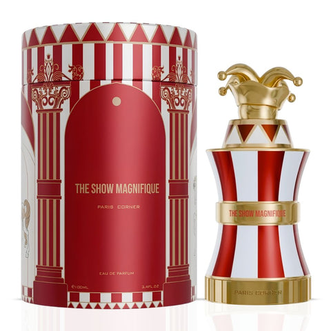 The Show Magnifique by Paris Corner & Pink Blush Shams Al Emarat Khususi by Ard Al Zaafaran Eau de Parfum Sprays 100ml (3.4 oz) (Bundle)