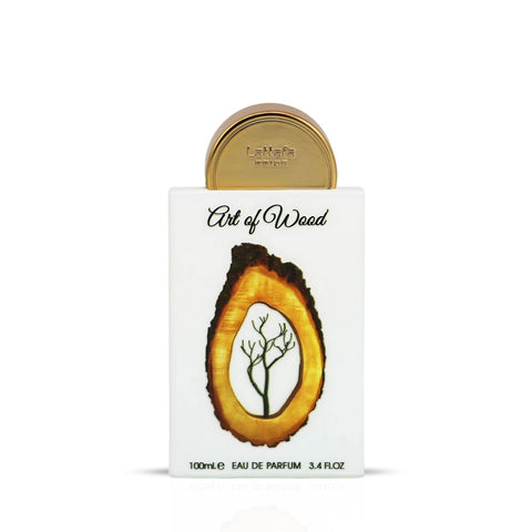 Art of Wood Eau de Parfum Spray 100ml (3.4 oz) by Lattafa Pride | Fresh Citrus & Elegant Woods in Perfect Balance - Intense Oud