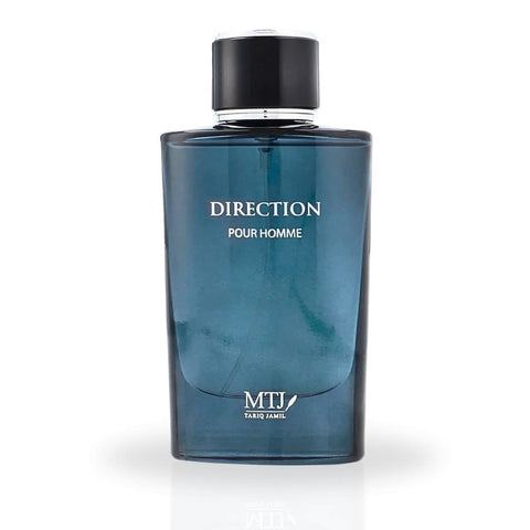 MTJ Direction Pour Homme EDP spray 100ML, masculine fragrance with floral and woody notes, long-lasting and refreshing scent.