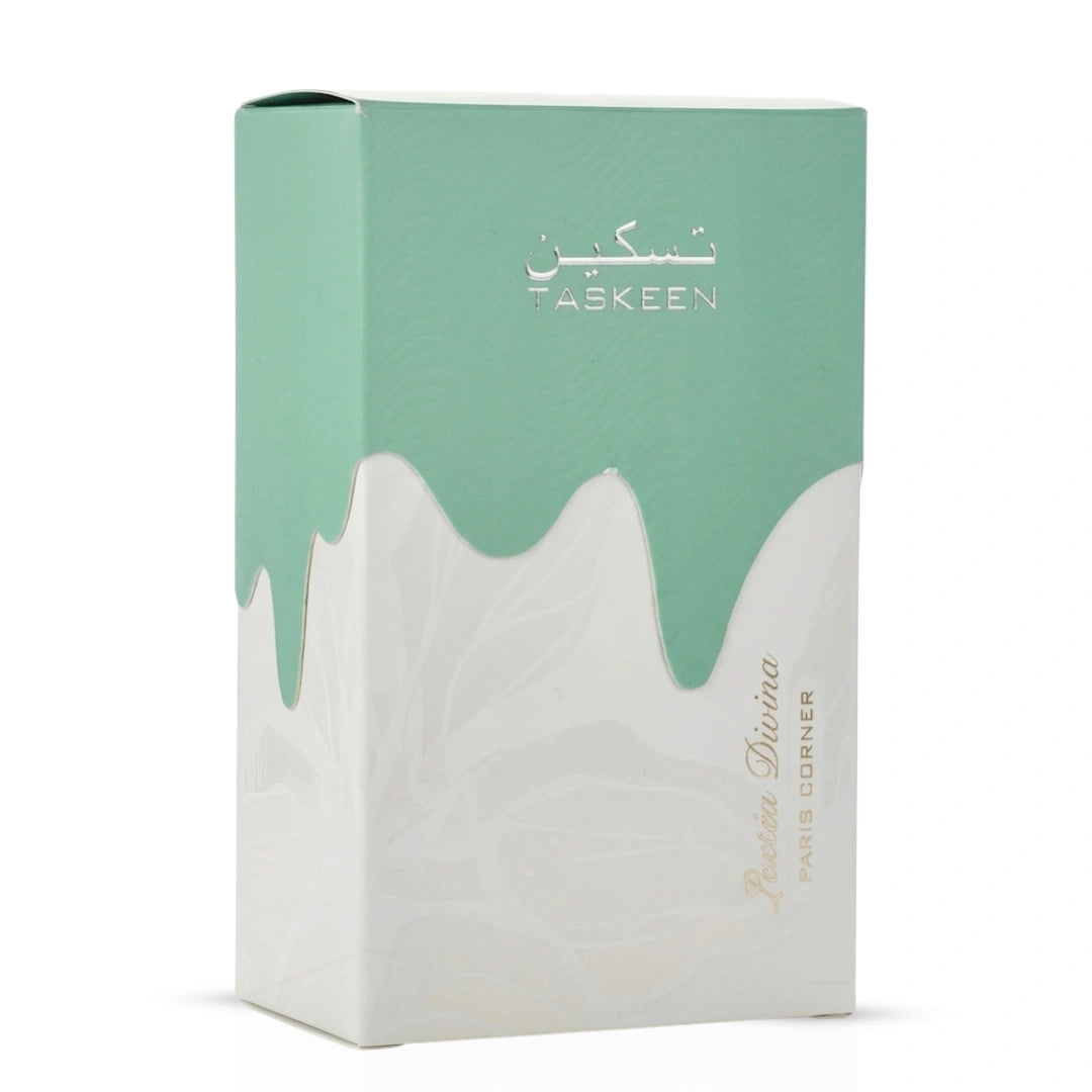 Taskeen Lactéa Divina Eau de Parfum spray by Paris Corner, 100ml bottle with elegant packaging and floral fragrance design