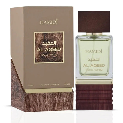 Al Aqeed & Raeed Eau de Parfum Sprays 100ml (3.4 oz) by Hamidi (Bundle) - Intense Oud