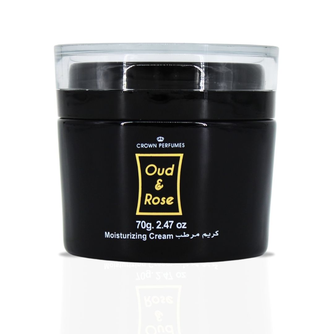 Oud & Rose Moisturizing Cream 70GMS By Al Rehab | Deeply Hydrating, Soothing, Revitalizes Dry Skin, Floral Fragrance. - Intense Oud