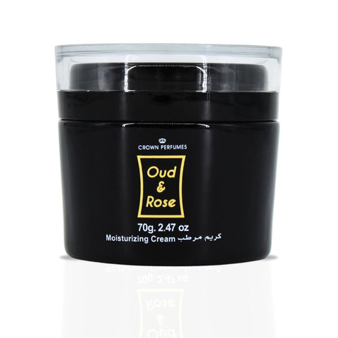 Oud & Rose Moisturizing Cream 70GMS By Al Rehab | Deeply Hydrating, Soothing, Revitalizes Dry Skin, Floral Fragrance. - Intense Oud