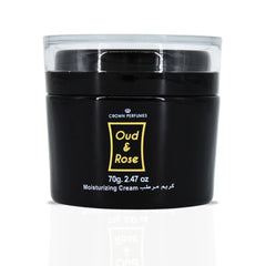 Oud & Rose Moisturizing Cream 70GMS By Al Rehab | Deeply Hydrating, Soothing, Revitalizes Dry Skin, Floral Fragrance. - Intense Oud