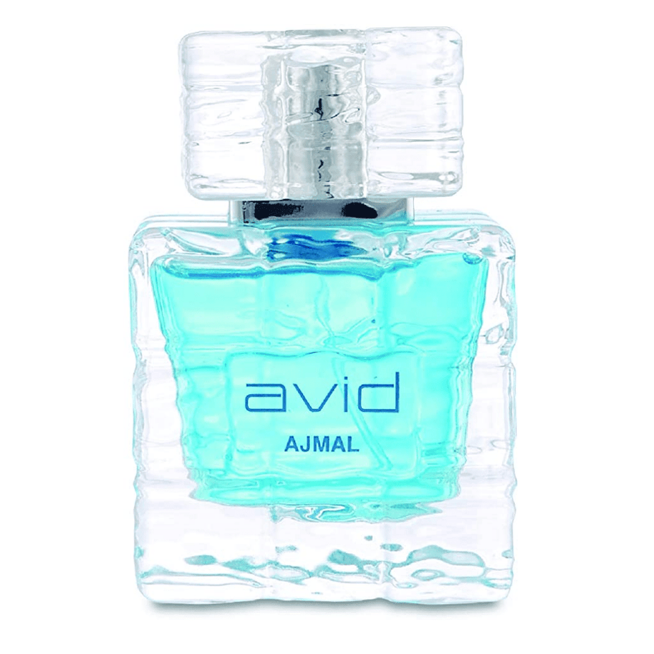 Avid for Men Eau De Parfum by Ajmal in a 75ml bottle, featuring sleek packaging and a sophisticated design.