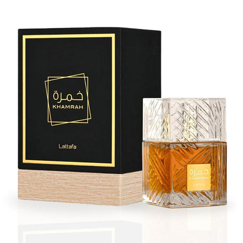 Khamrah EDP Spray 100ml (3.4oz) by Lattafa | A Timeless Tale of Exquisite Aroma. (PACK OF 3) - Intense Oud
