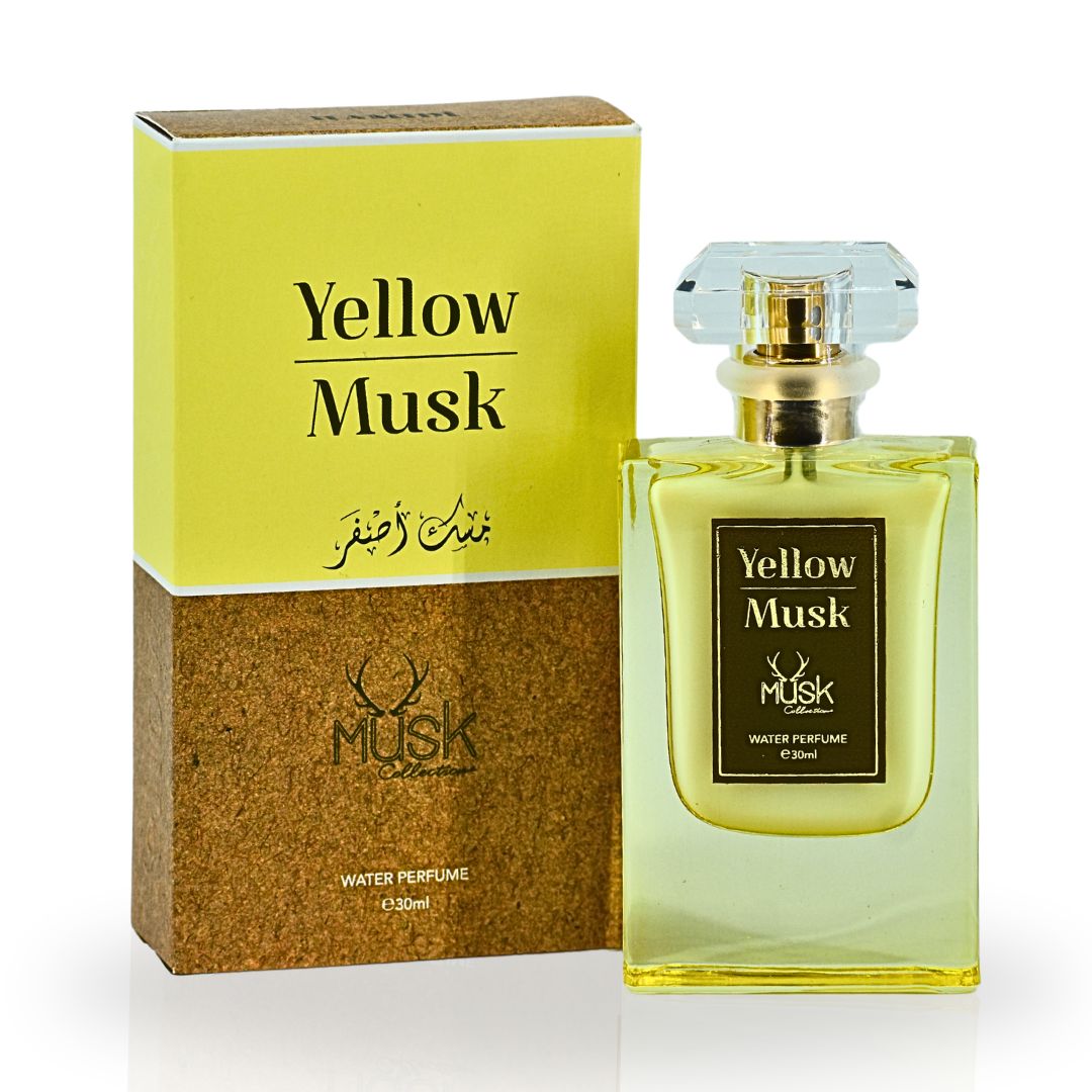 YELLOW MUSK WATER PERFUME 30ML (1.01 OZ) By Hamidi | Indulge In The Vibrant & Refreshing Aroma. - Intense Oud