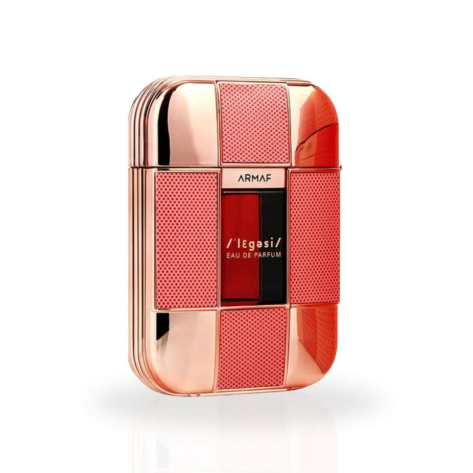 Legasi Pour Femme EDP spray by Armaf, 100ml bottle, featuring a long-lasting, refreshing floral and feminine fragrance.