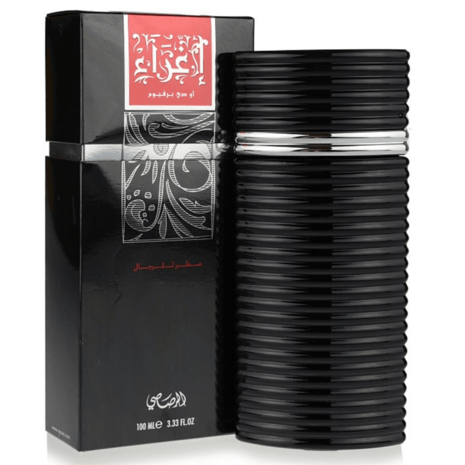 Rasasi Egra for Men Eau de Parfum spray 100ml bottle, sleek design with the fragrance label visible.