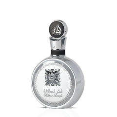 Fakhar Platin Eau de Parfum Spray 100ml (3.4 oz) by Lattafa | A Scent That Never Plays It Safe - Intense Oud