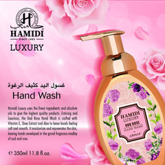 LUXURY OUD ROSE HAND WASH 350ML (11.9 OZ) By Hamidi | Enticing & Ultra Moisturizing, Rejuvenates The Skin. - Intense Oud