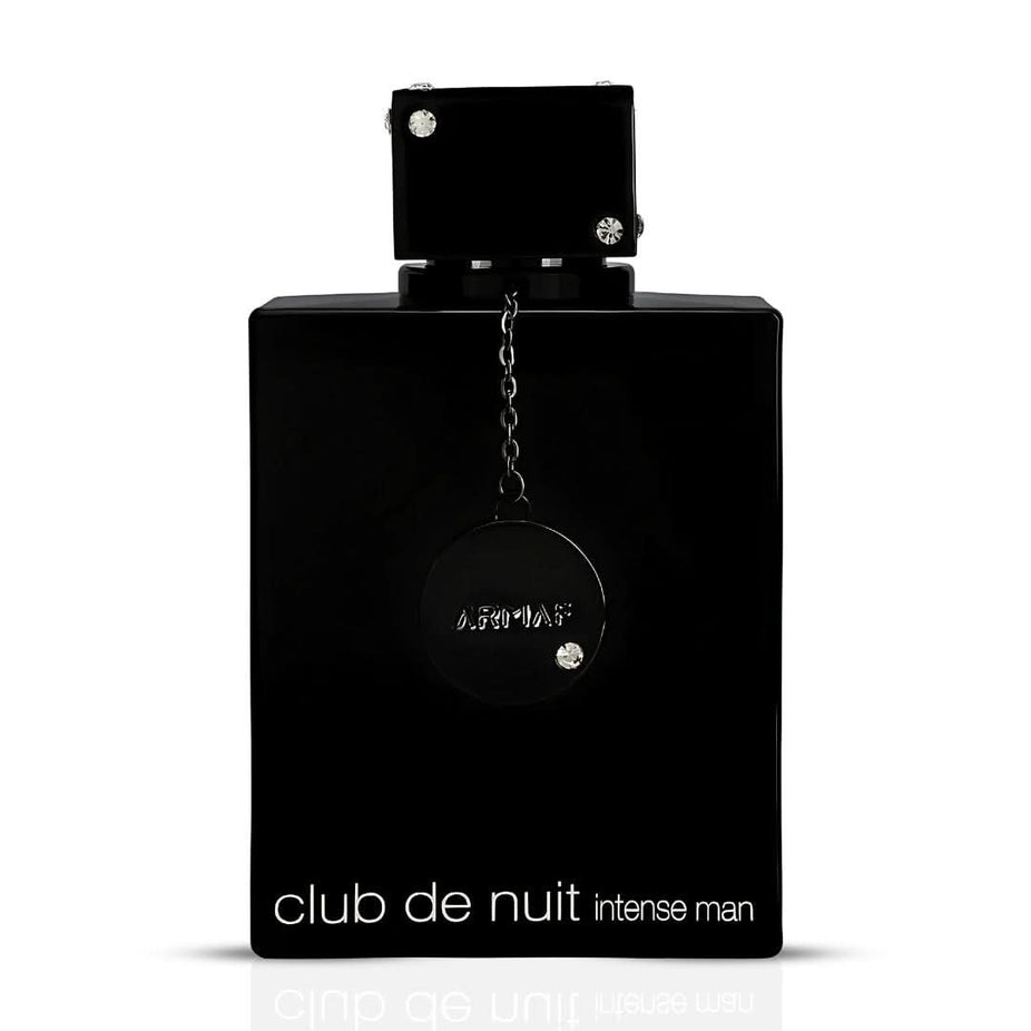 Armaf Club De Nuit Intense Man Pure Parfum spray 150ml bottle, showcasing elegant packaging of EDP extrait de parfum.